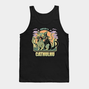 Cat cthulhu Tank Top